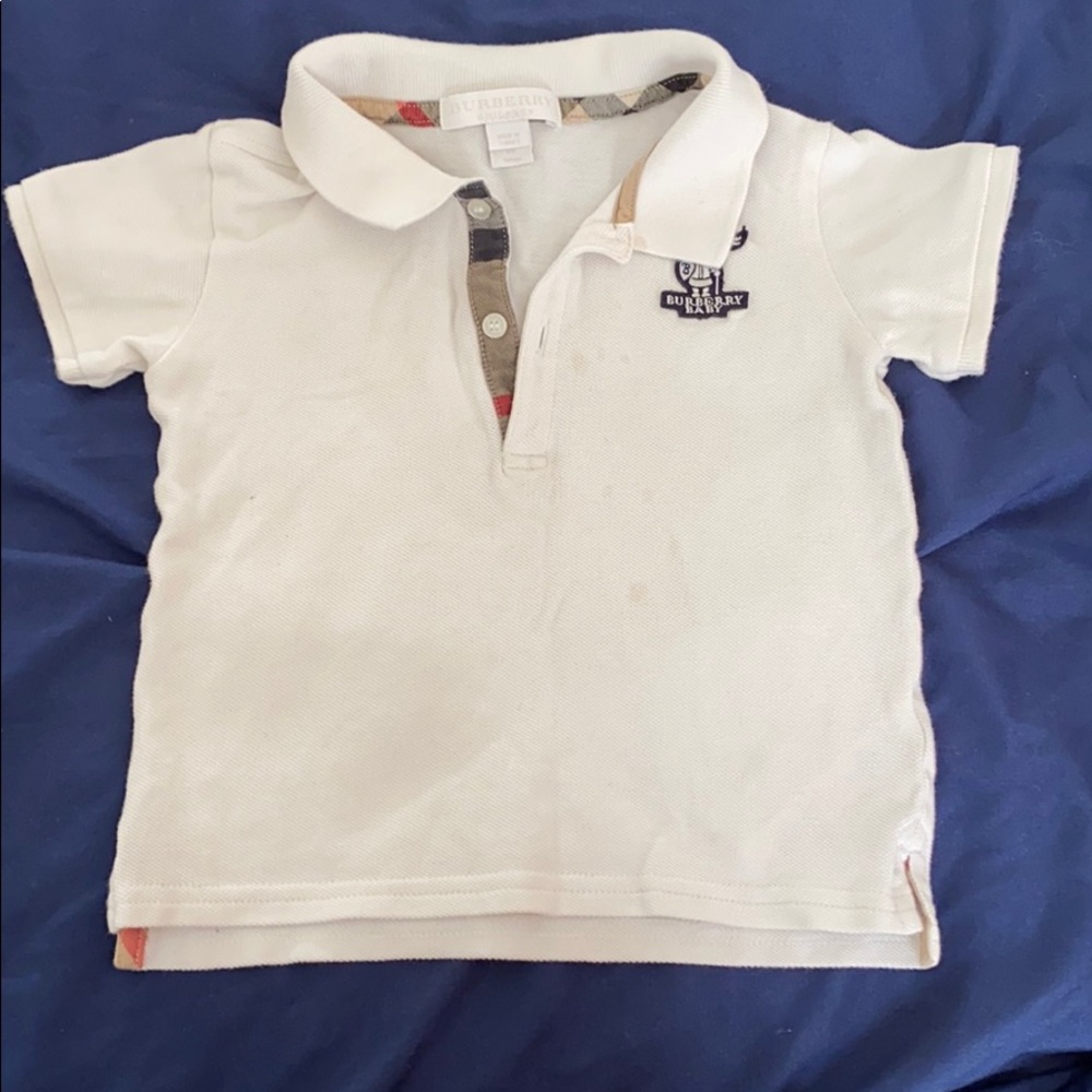 Authentic Burberry toddler Polo shirt
